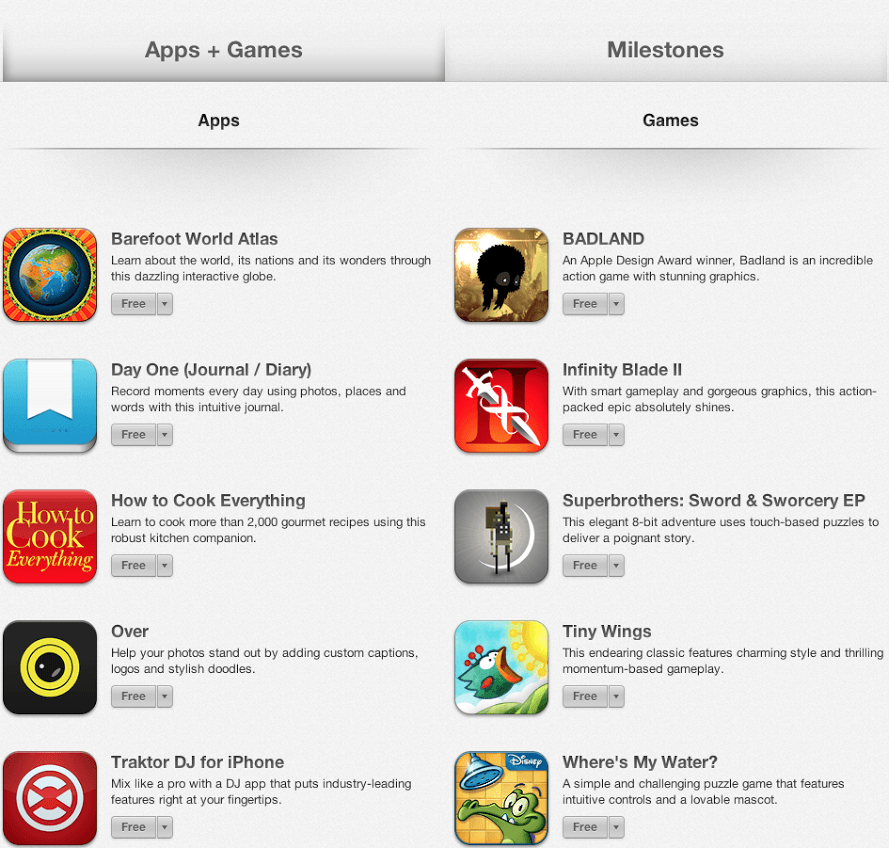 App store apps